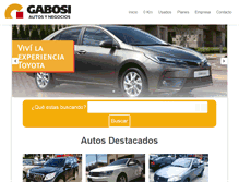 Tablet Screenshot of gabosiautos.com.ar